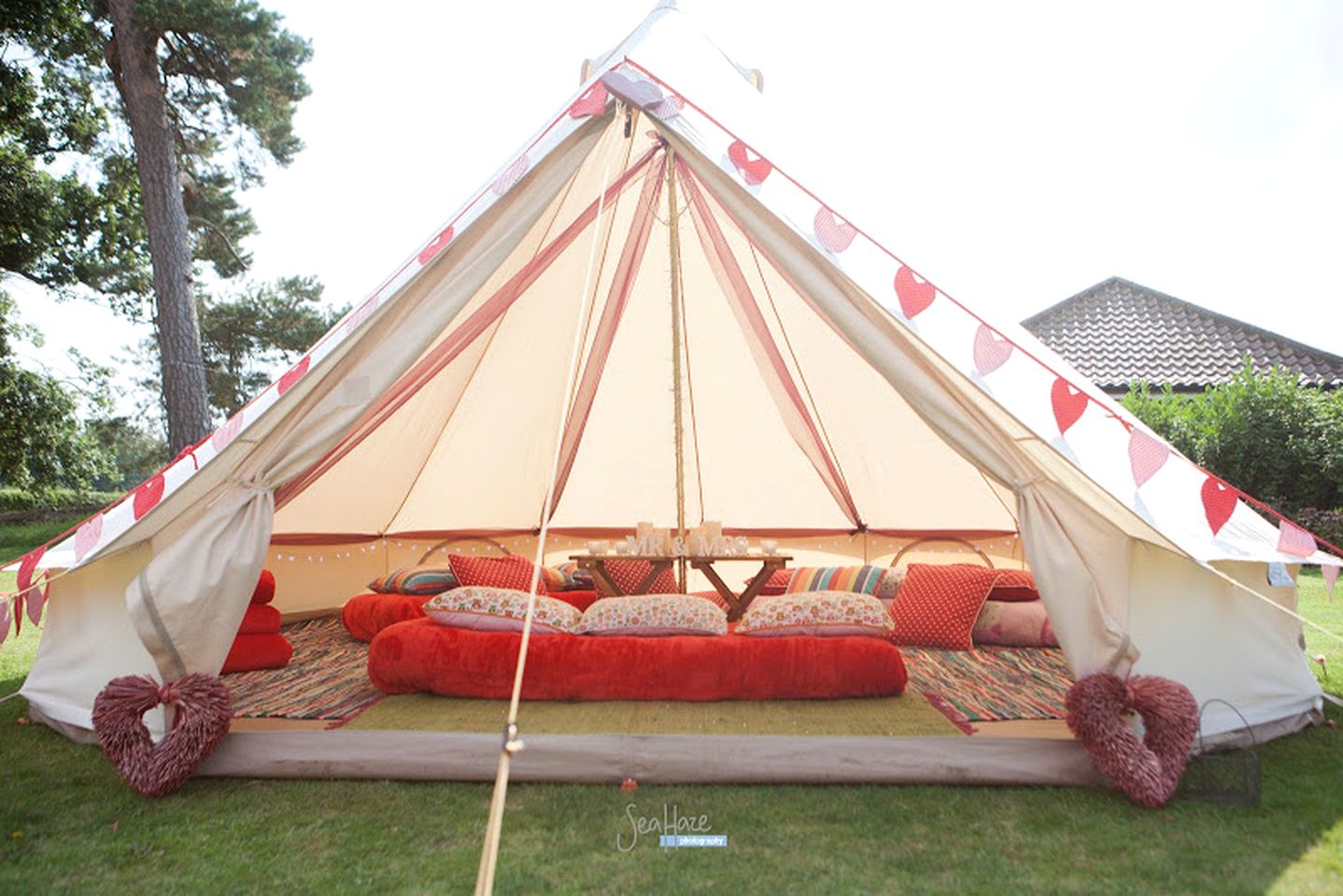 Luxury Bell Tent Rentals for Events along North Norfolk Coast, England