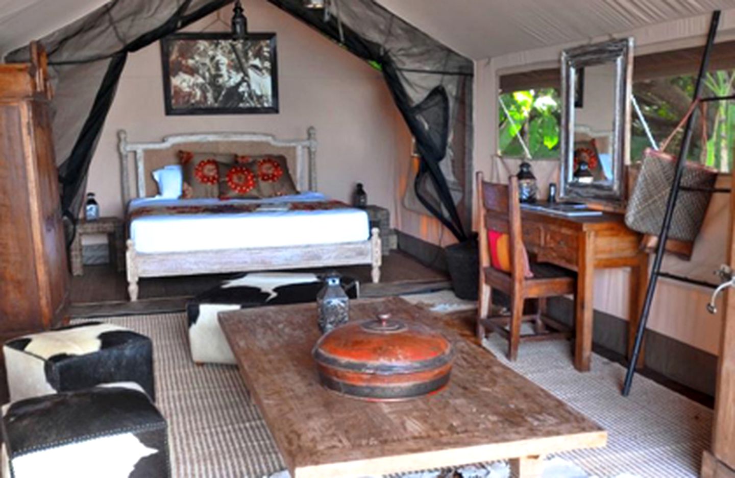 Luxury Safari Tent Rental with Private Beach in Luganville on Islands of Vanuatu