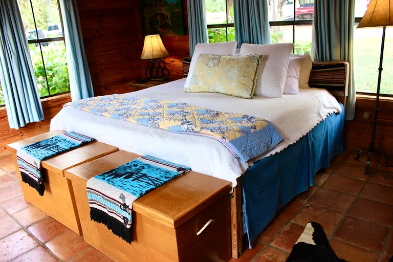 This Marble Falls cabin is the ideal Texas getaway spot.