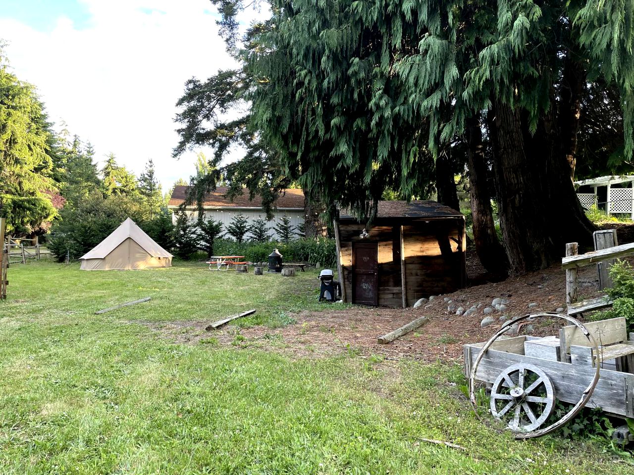 Cozy Bell Tent Rental for an Adventurous Weekend Getaway near Seattle