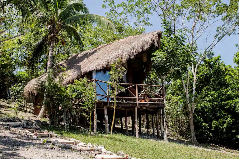 This Bacalar accommodation is perfect for glamping in Mexico