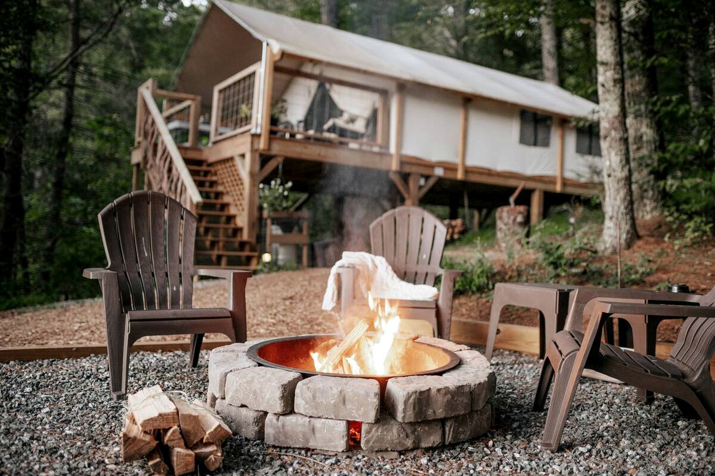 Enchanting Blue Ridge Mountains Lodging with a Wood-Burning Stove in Lenoir, NC