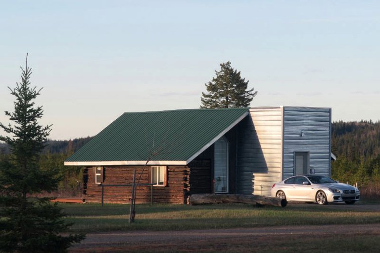 This cottage sits on a gorgeous ranch and is great for peaceful getaways in British Columbia.