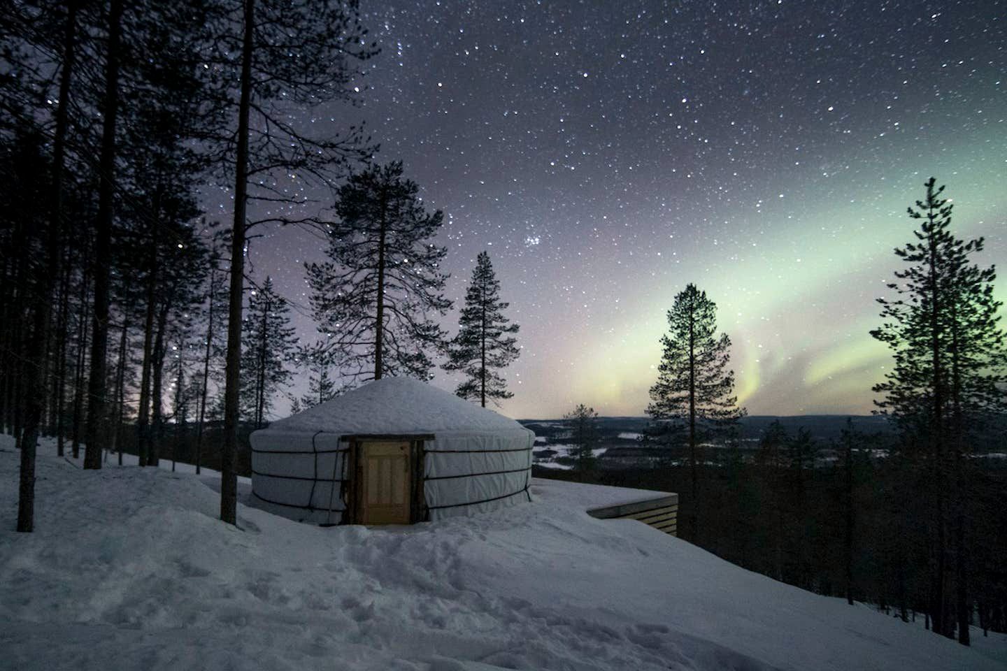 Enchanting Lapland Yurt for Glamping in Finland