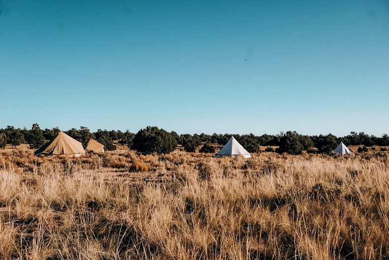 Bell tent rental for glamping near the Grand Canyon