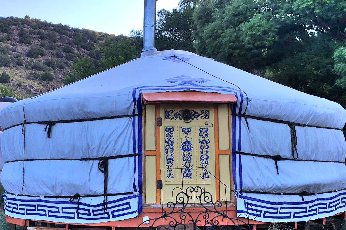New Mexico Yurt Getaway near Carson National Forest