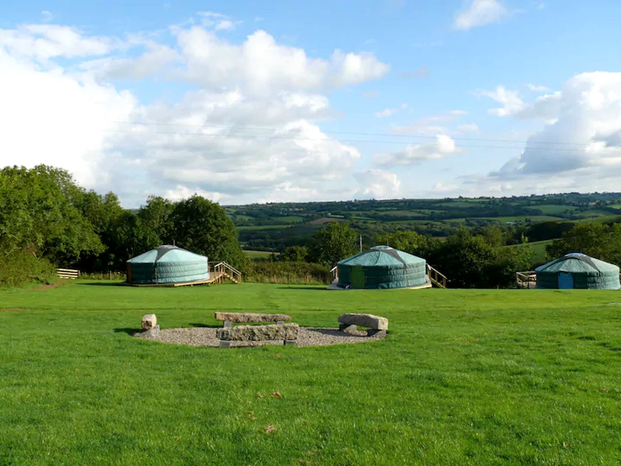 Authentic Mongolian Yurt for Getaways in Devon