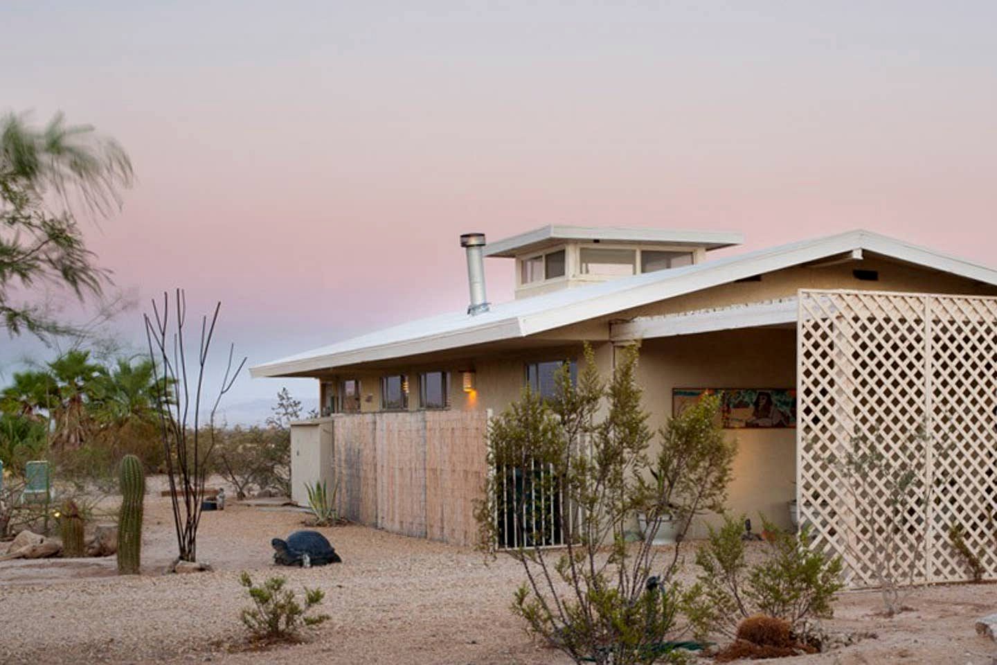 Rustic Desert Cabin with Private Hot Tub in Joshua Tree, California