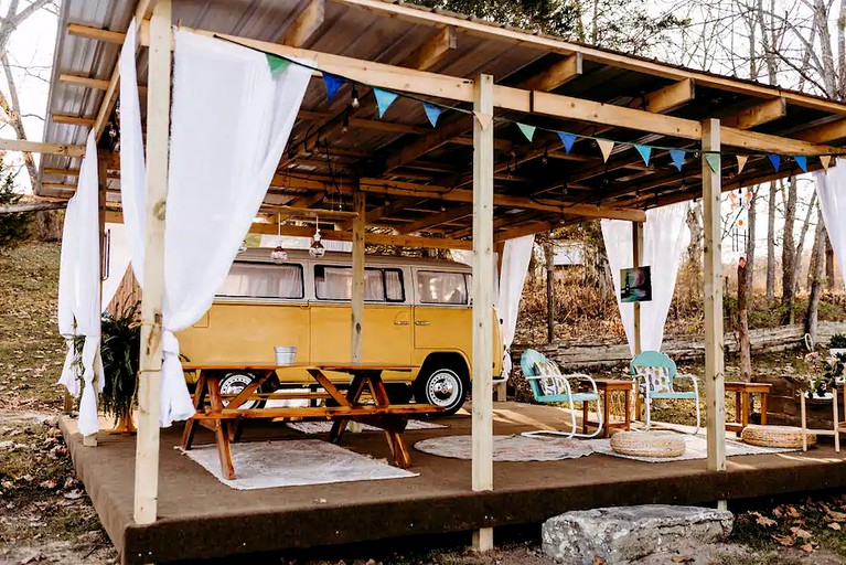 Go glamping in Missouri in this campervan rental!