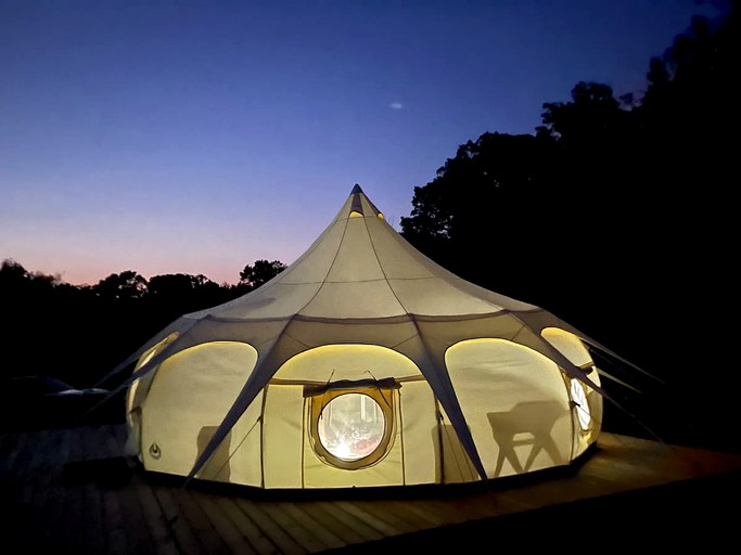 Lotus Belle Tent at Samsara Ridge, Bell Tents, Saint Croix Falls