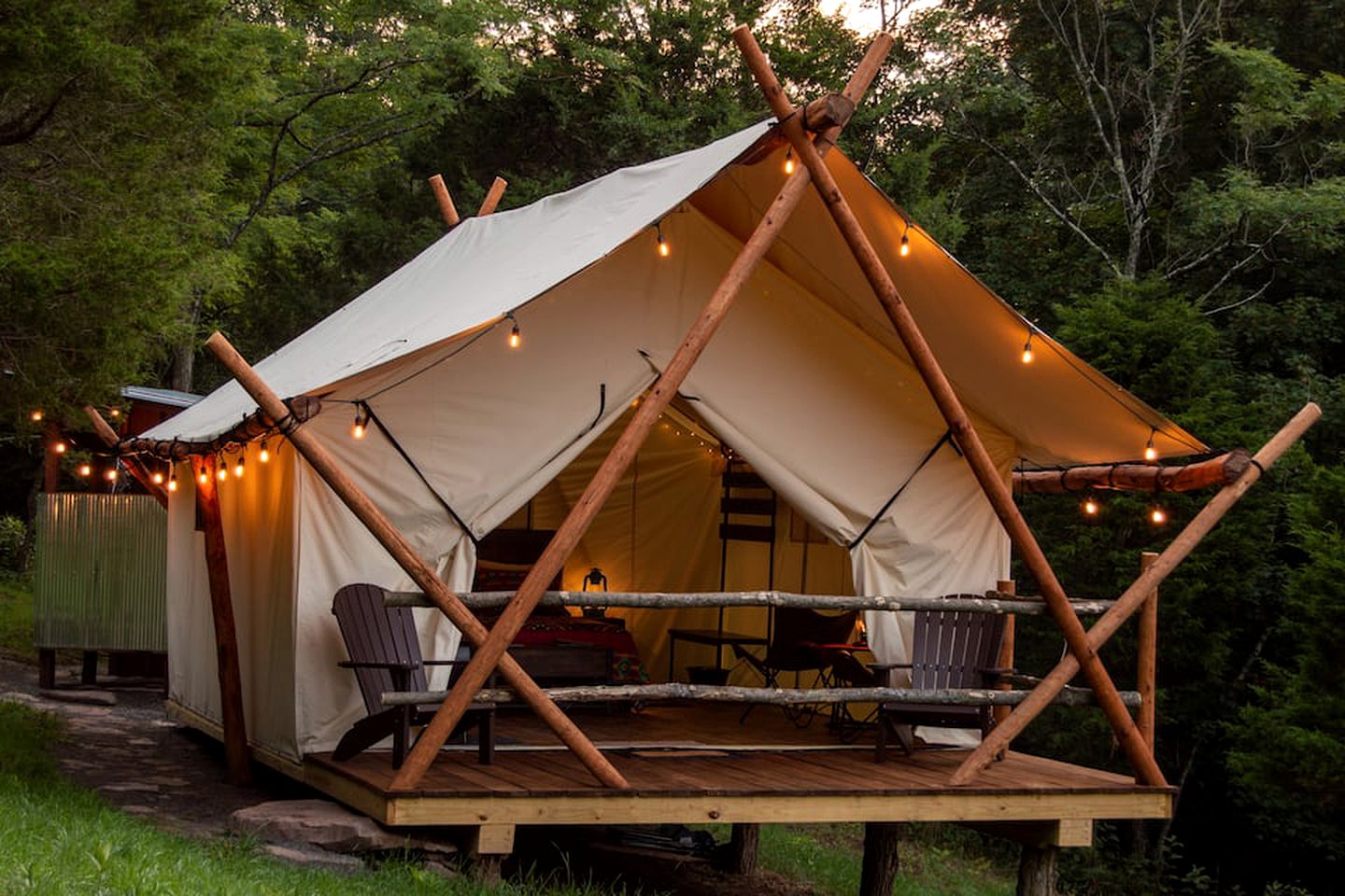 Spacious Luxury Tent for an Amazing West Virginia Vacation