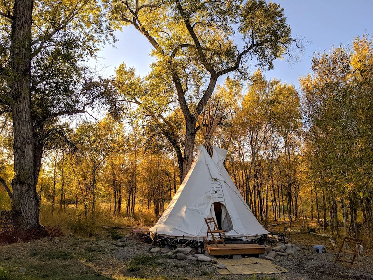 Private Tipi Rental in Paonia, Ideal for Colorado Glamping