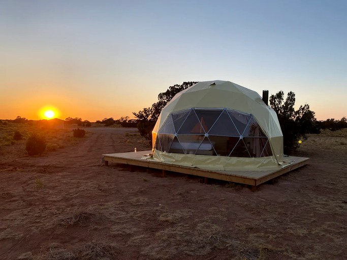 This dome near the Grand Canyon is the perfect place for glamping in Arizona.