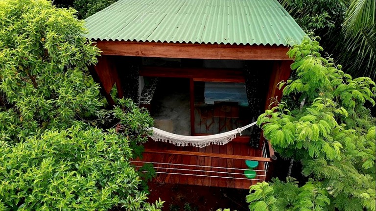 This tree house is great for luxury camping in Brazil