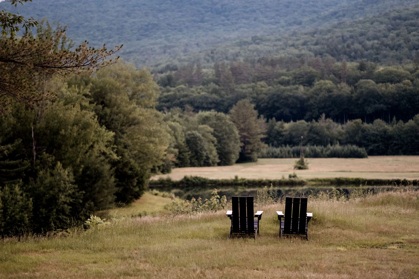 Beautiful A-frame Safari Tent Surrounded by Trees in North Woodstock, New Hampshire