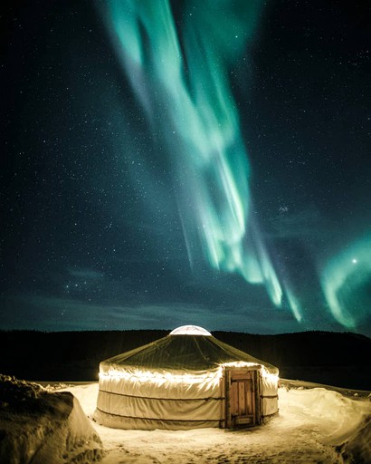 Yurts (Rovaniemi, Lapland, Finland)