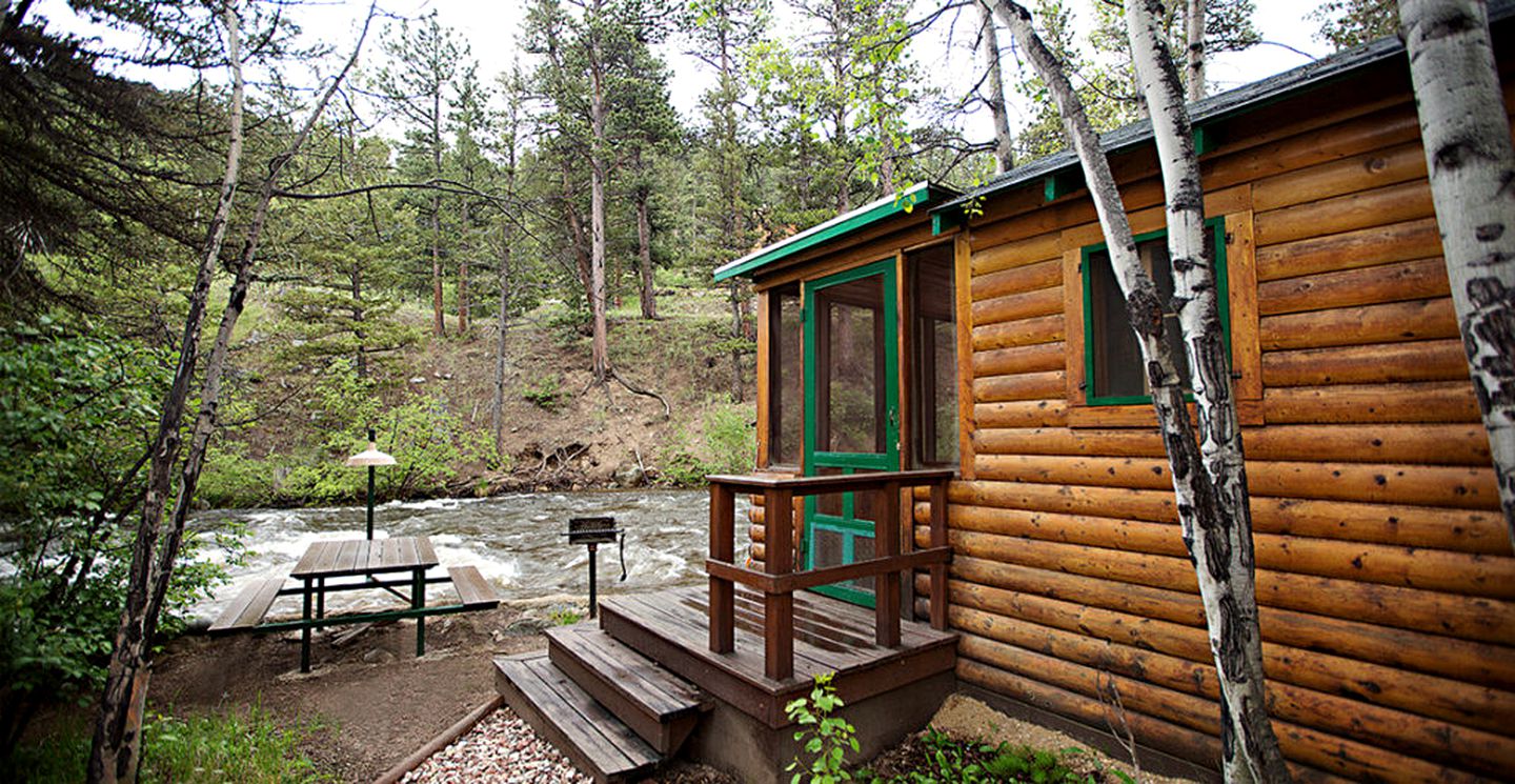 Relaxing Estes Park Cabin Overlooking Big Thompson River