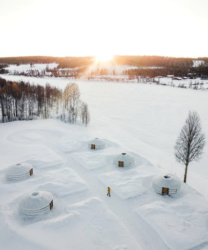 Yurts (Rovaniemi, Lapland, Finland)