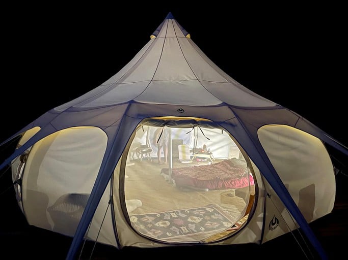 Lotus Belle Tent at Samsara Ridge, Bell Tents, Saint Croix Falls, United  States of America