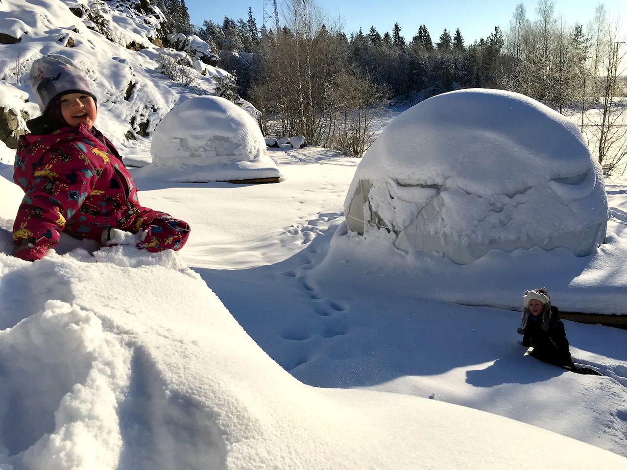 Luxury Dome with Ski-In/Ski-Out Access in Pori for a Holiday in Finland