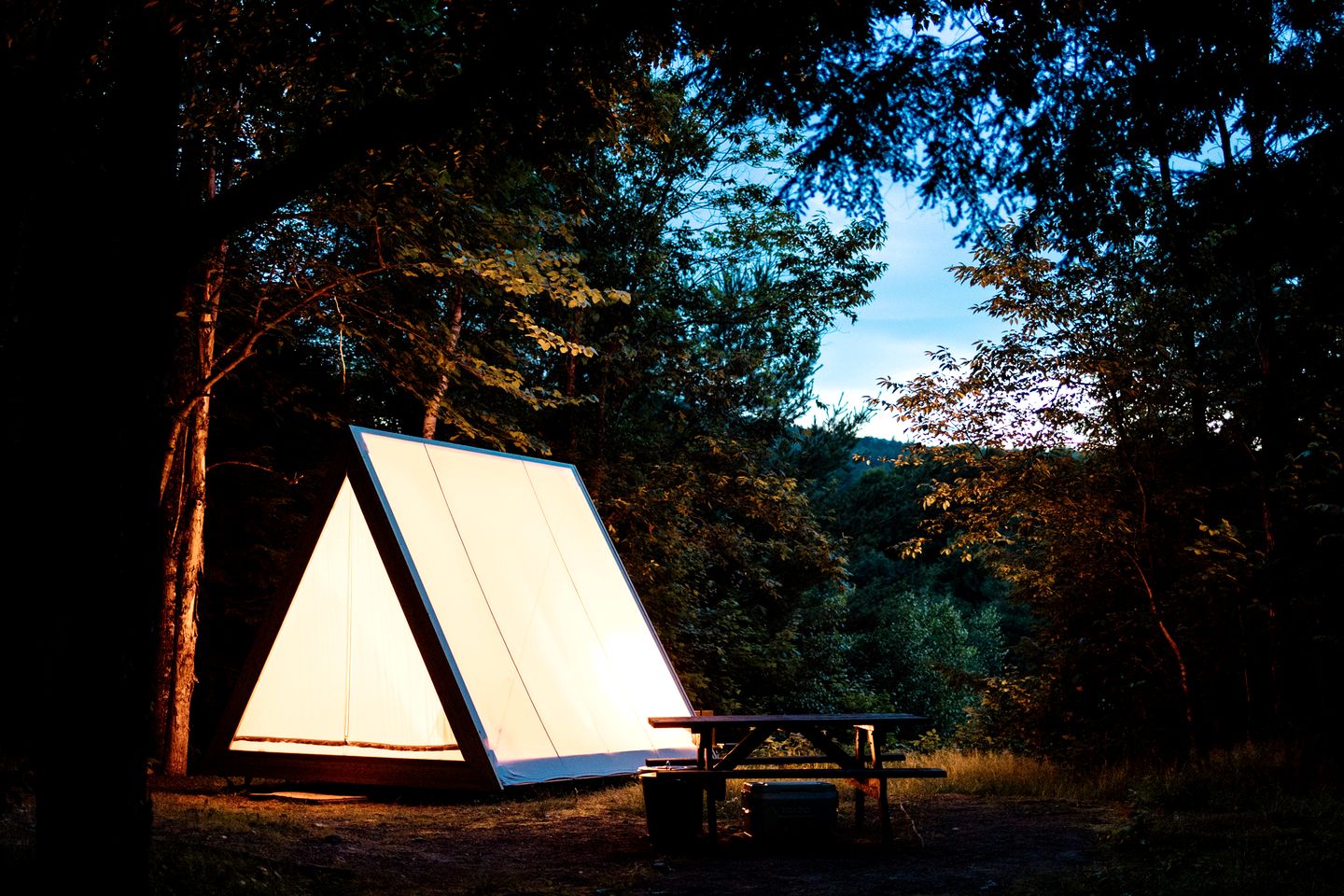 Idyllic Safari Tent with Sauna and Amazing Views in North Woodstock, New Hampshire
