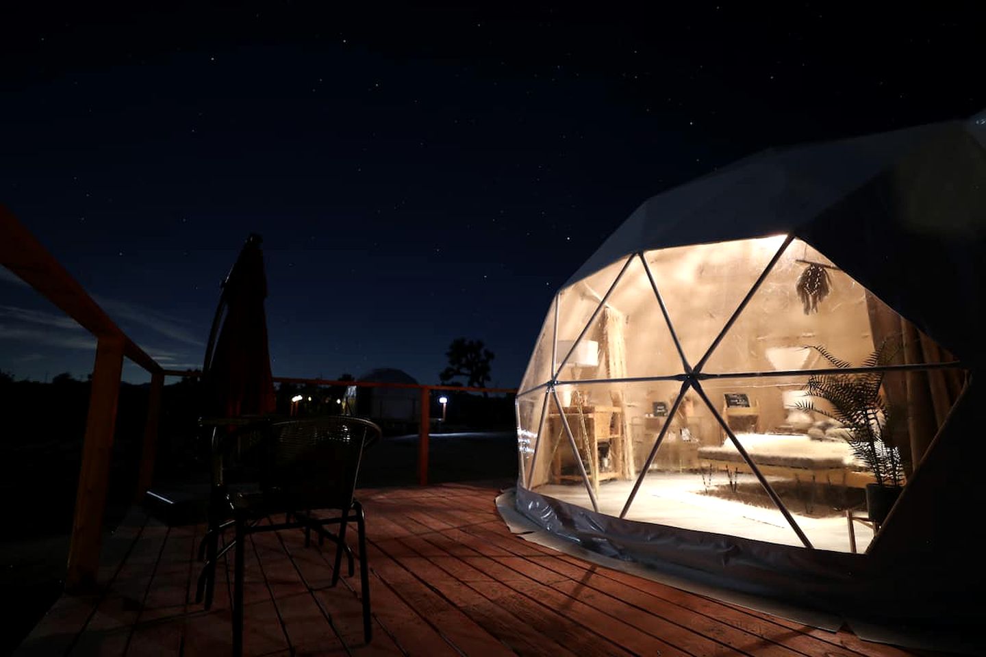 Joshua Tree Glamping Dome Rental for Desert Getaway