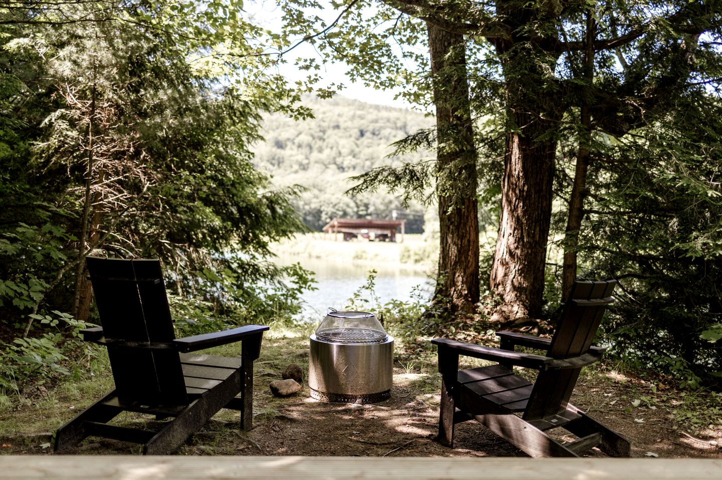Impressive Romantic Safari Tent with Outdoor Sauna in New Hampshire