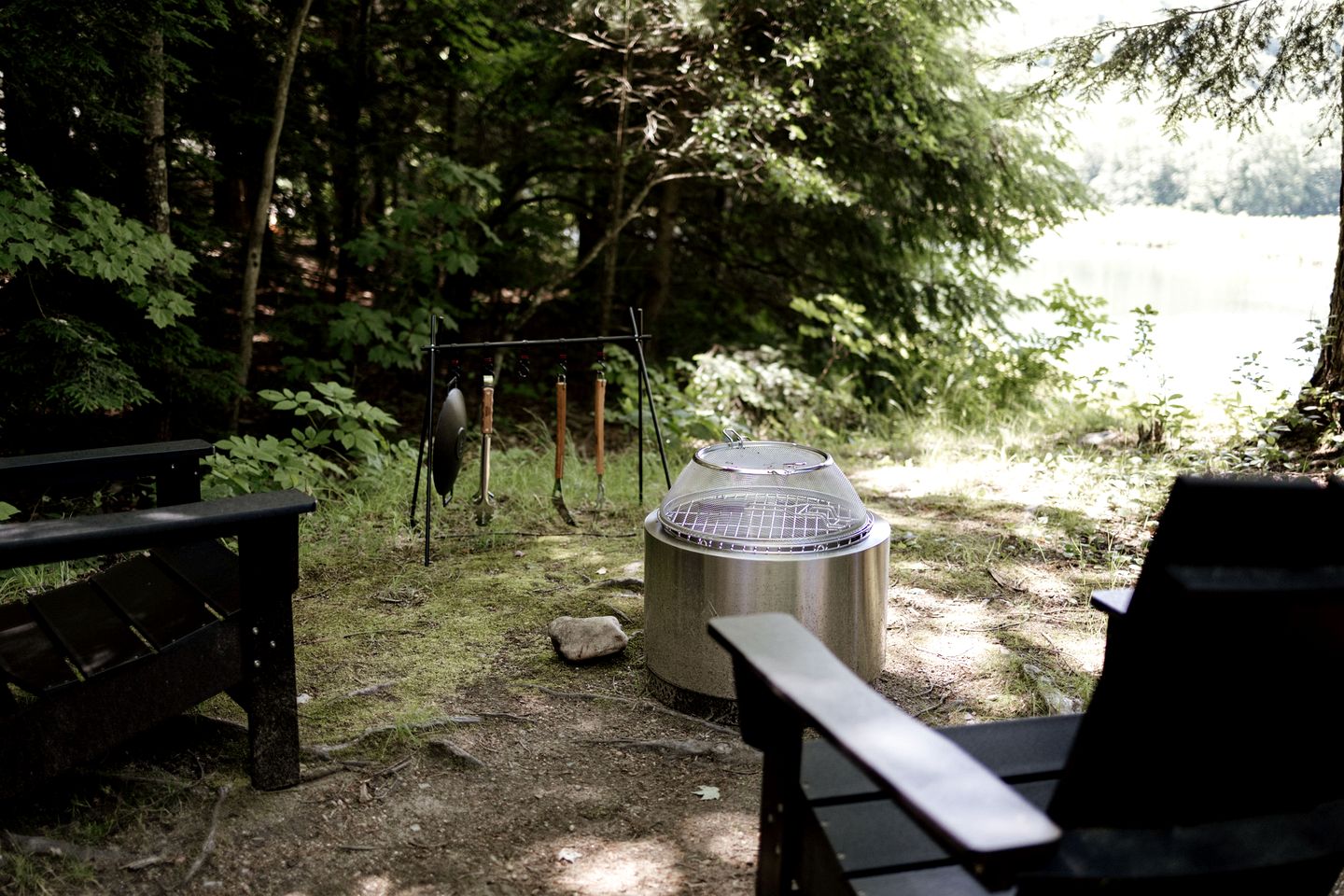 Impressive Romantic Safari Tent with Outdoor Sauna in New Hampshire