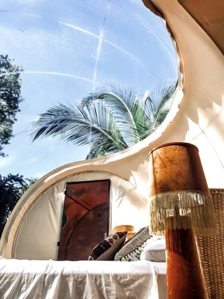 Glamping Bubble Rental in Nosara for a Unique and Romantic Costa Rica Vacation