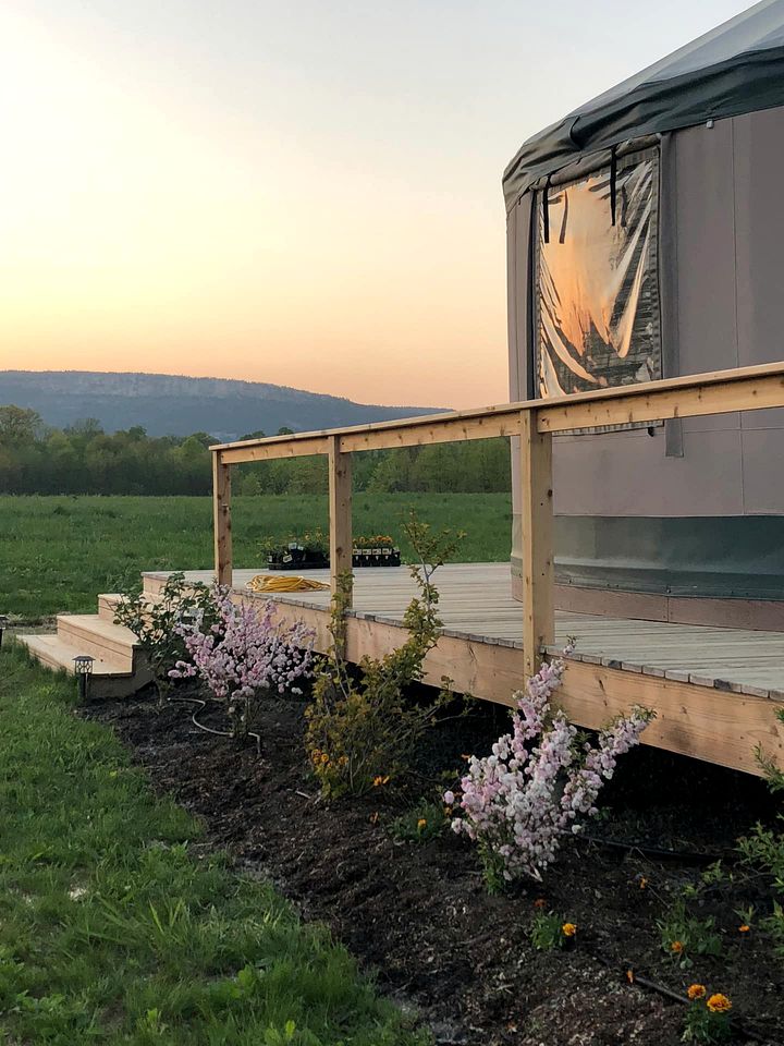 Deluxe Yurt Rental for Glamping in New York State