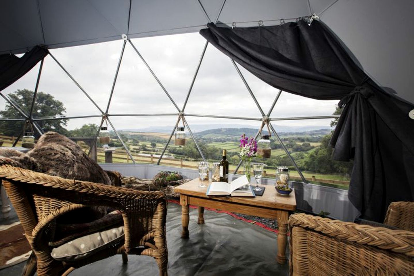 Gorgeous Glamping Dome Rental for a Romantic Getaway in Wales
