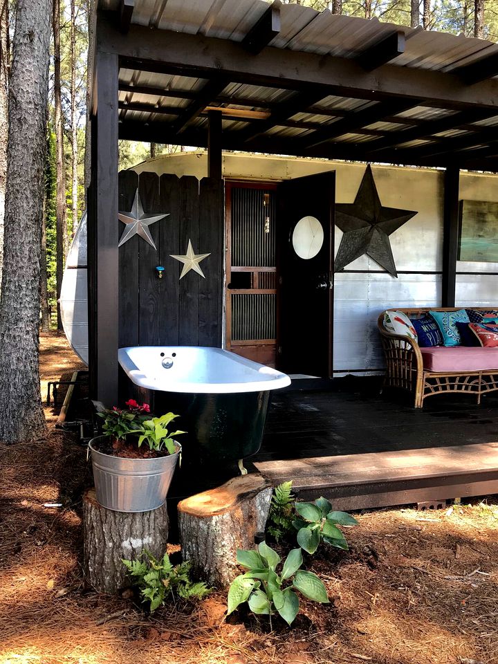 Vintage Georgia Airstream Nestled in the Pines