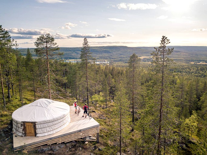 Yurts (Rovaniemi, Lapland, Finland)