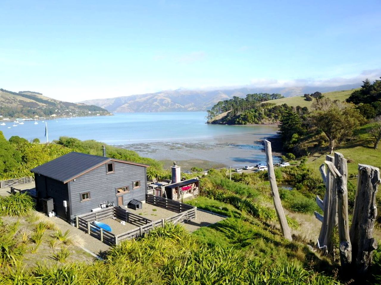 The Childrens Bay Woolshed, Cabins, Akaroa, New Zealand | Glamping Hub