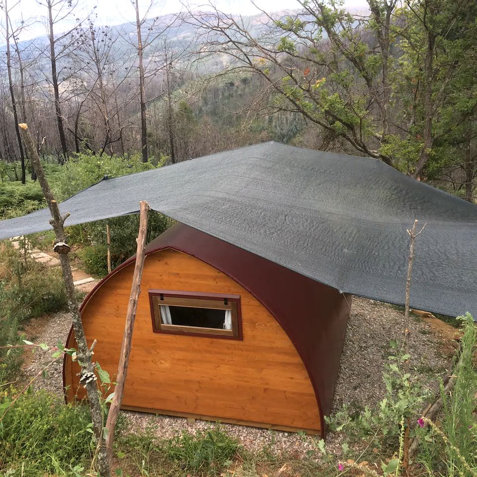 Rustic Hobbit House Accommodation in Serra do Açor for a Relaxing Holiday in Portugal