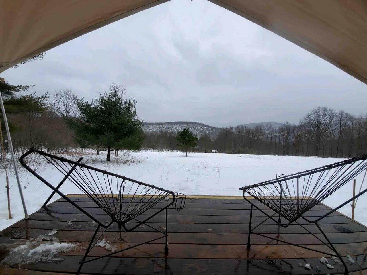 Peaceful New York Glamping Rental with a Wood Stove