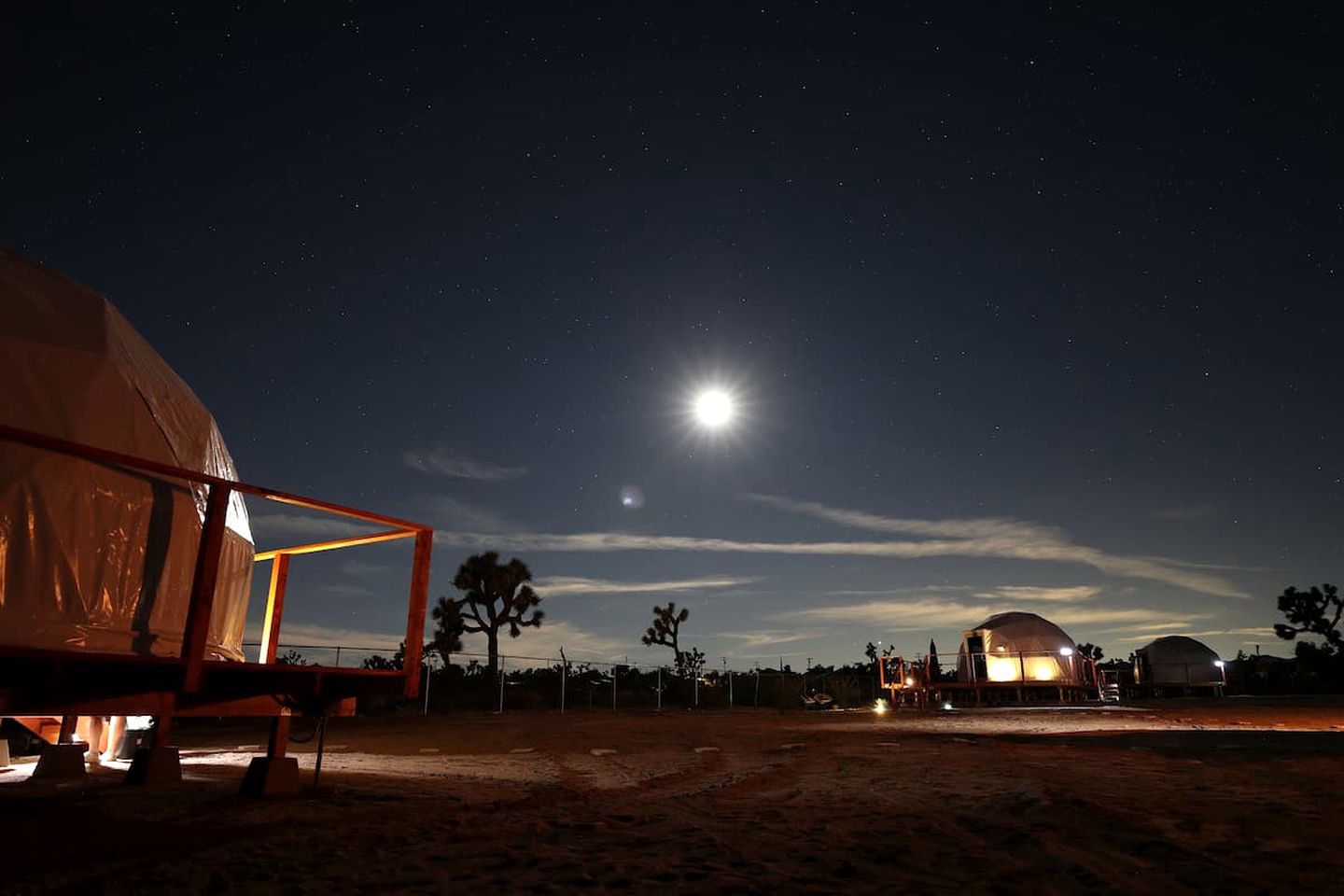 Luxury Dome Rental Under the Stars for Joshua Tree Glamping