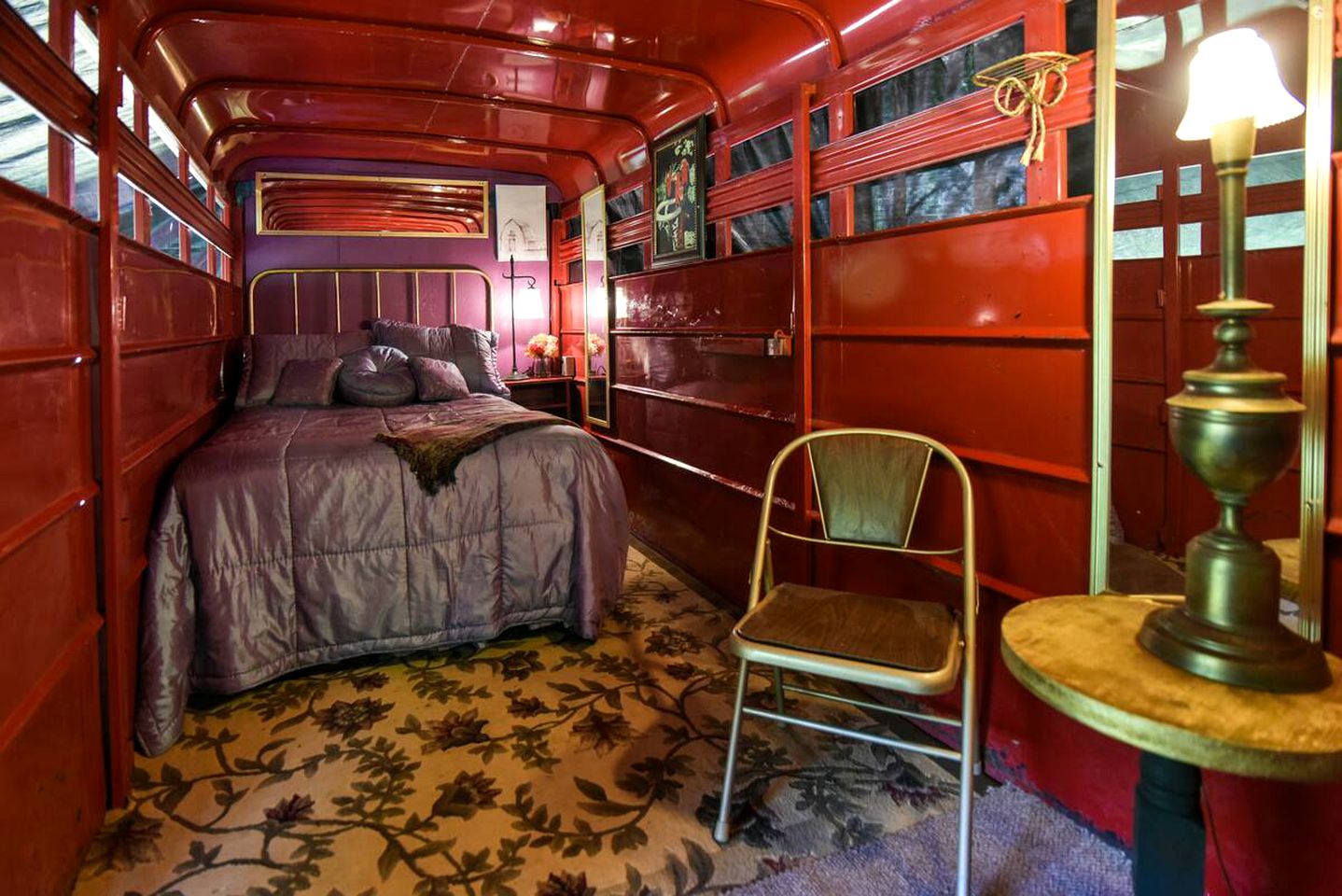 Retro Converted Container for the Best Glamping in North Carolina