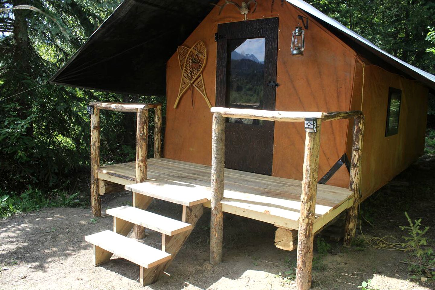 Off-Grid British Columbia Glamping Rental at a Dogsled Retreat