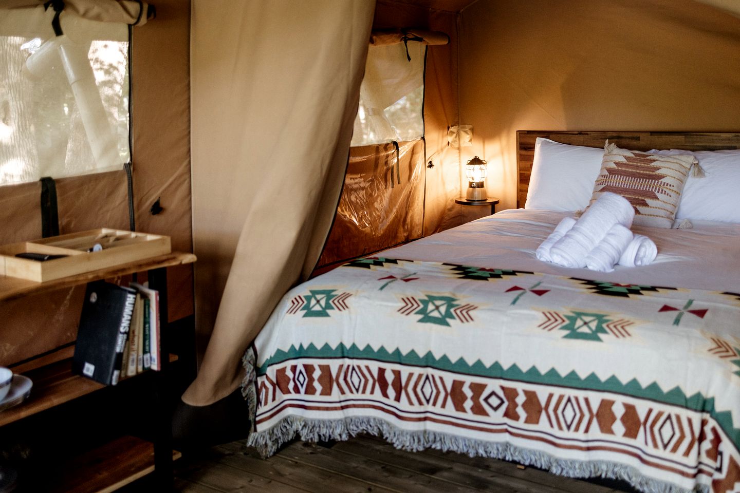 Charming Safari Tent with Sauna and Fire Pit in North Woodstock, New Hampshire