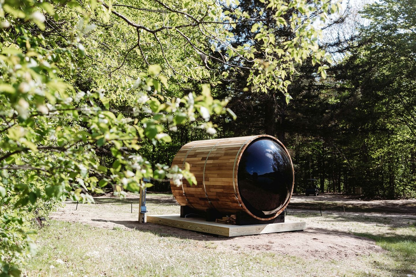 Delightful Safari Tent with Fire Pit and Sauna in North Woodstock, New Hampshire