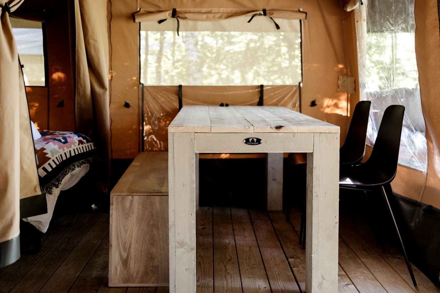 Delightful Safari Tent with Fire Pit and Sauna in North Woodstock, New Hampshire