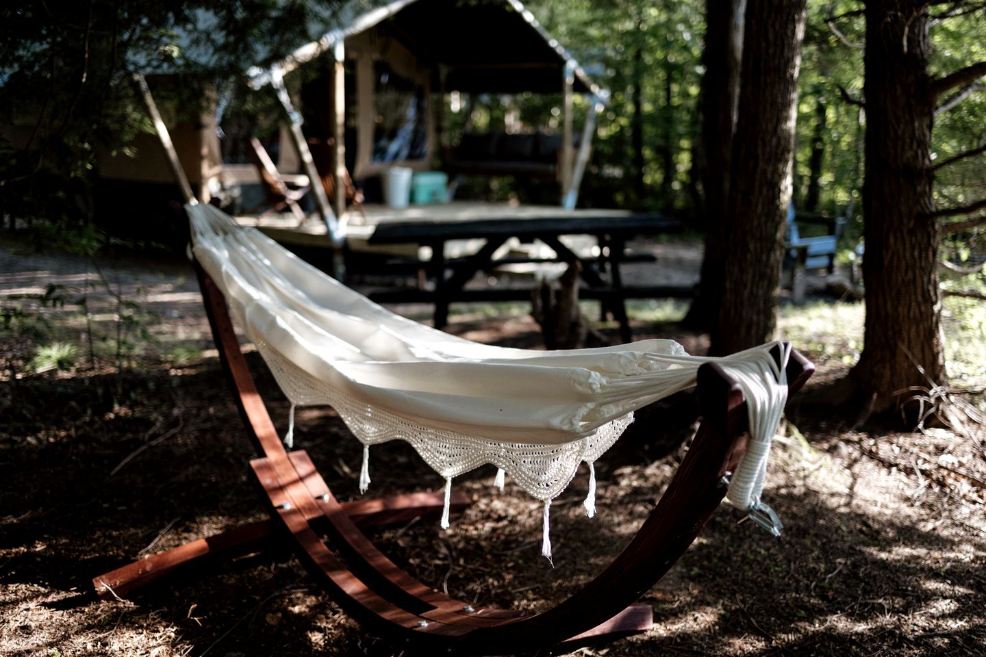 Delightful Safari Tent with Fire Pit and Sauna in North Woodstock, New Hampshire