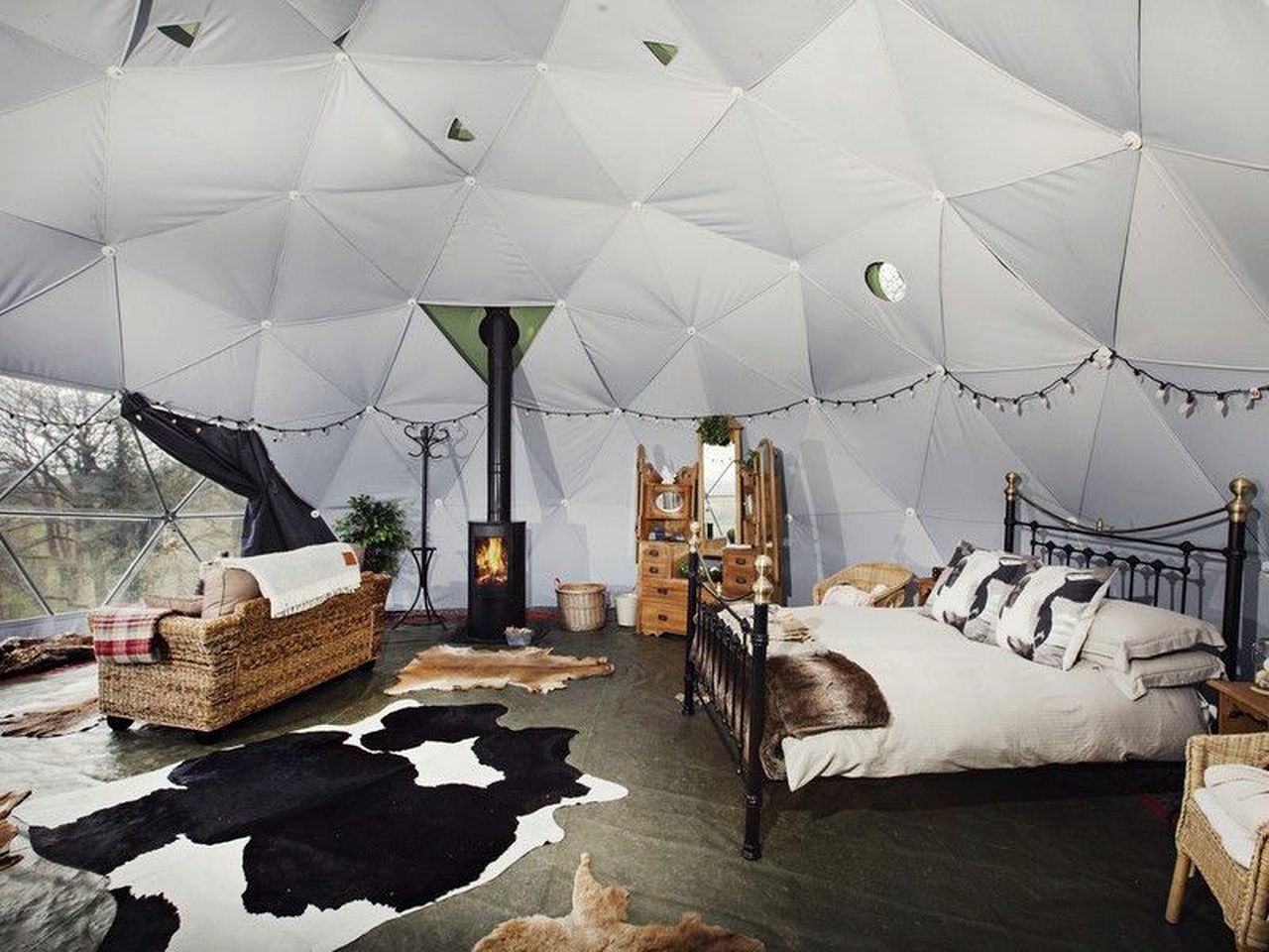 Gorgeous Glamping Dome Rental for a Romantic Getaway in Wales