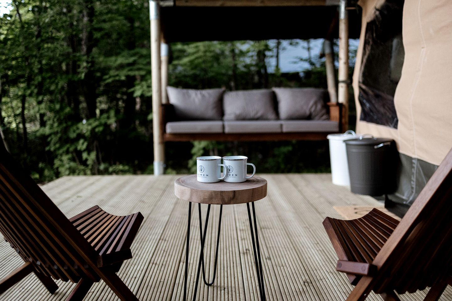 Impressive Safari Tent with Barbecue in North Woodstock, New Hampshire