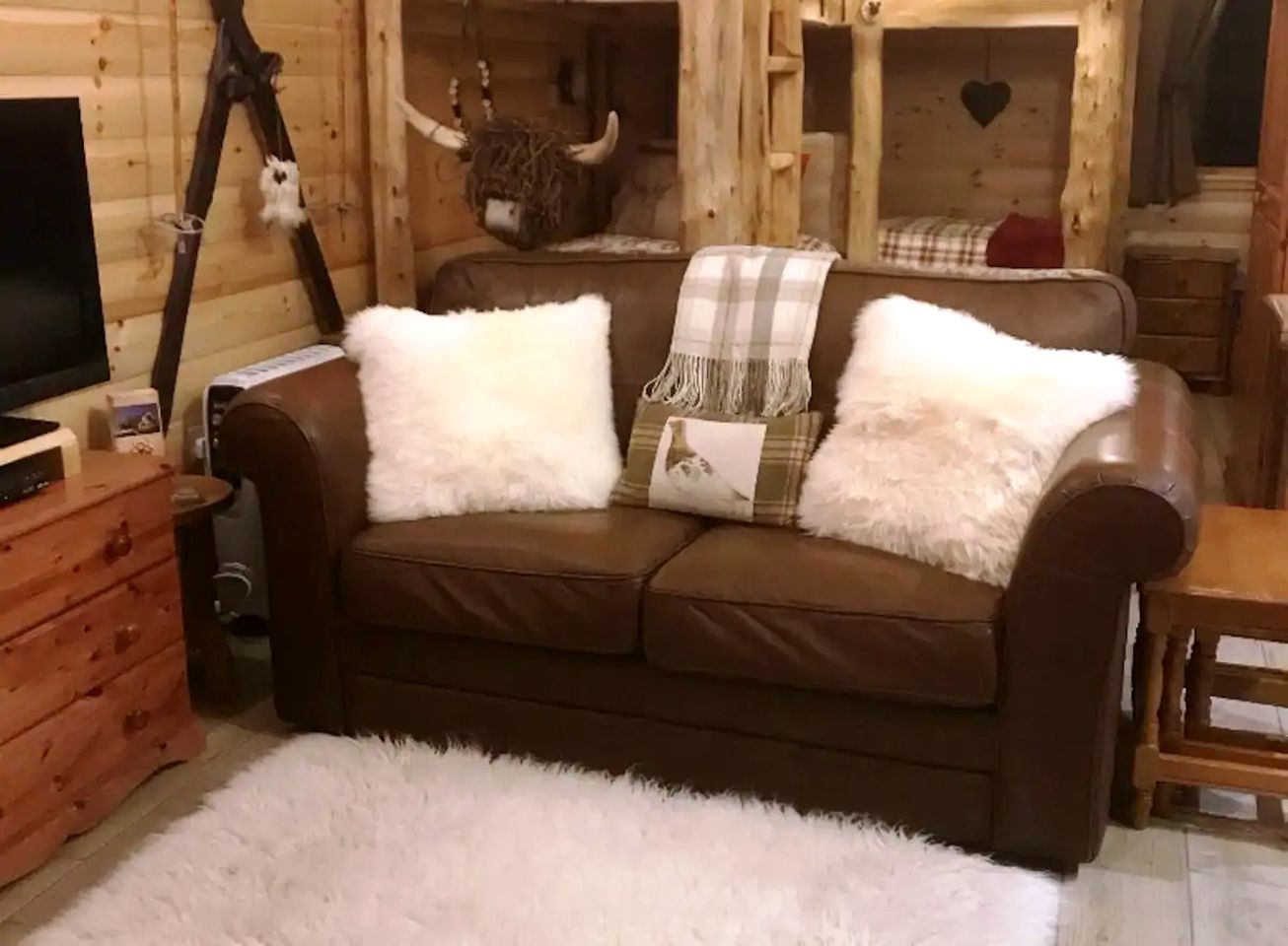Rustic Highland Cabin Rental for Glamping in Scotland