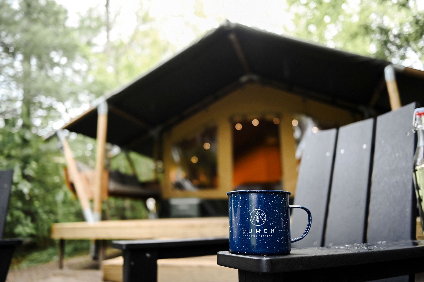 Secluded Safari Tent with Amazing Lakefront Vistas, Sauna and Barbecue in North Woodstock, New Hampshire