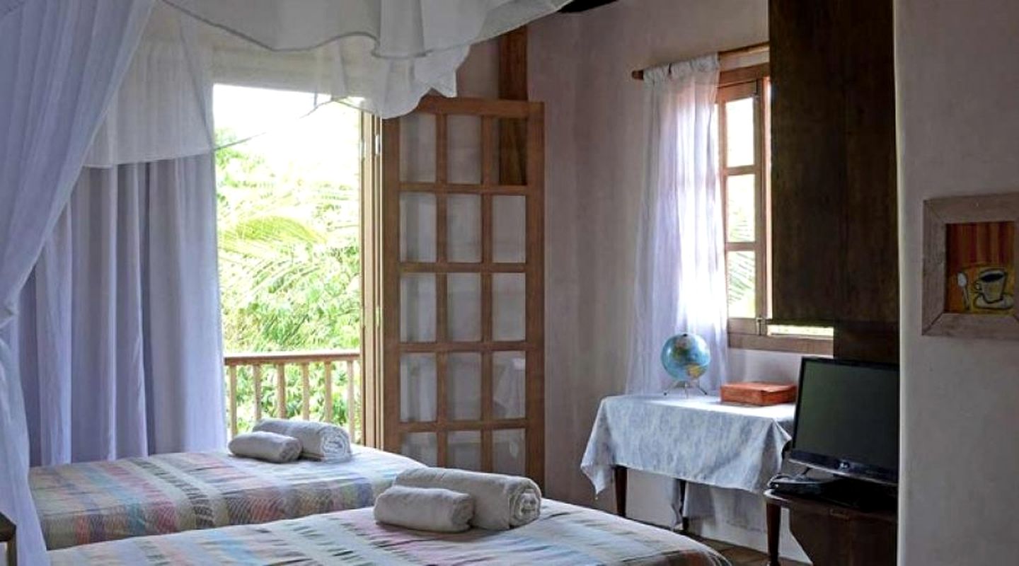 Cozy Garden Suite Rental with Two Beds near Ocean in Bahia Province, Brazil | Nature Lodges (Maraú, Bahia, Brazil)