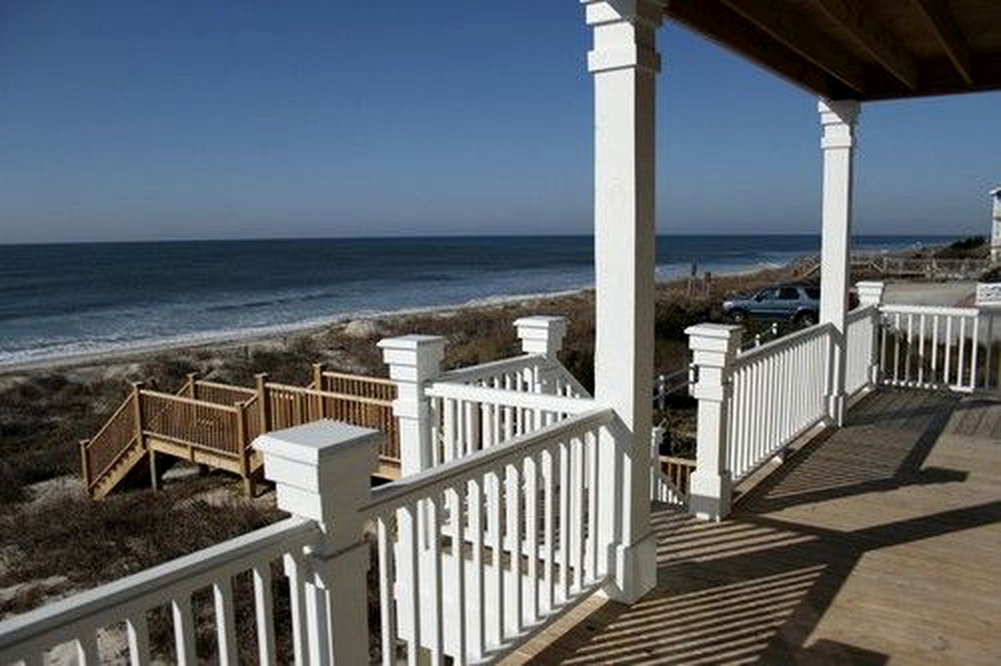 Beachfront Cottage with Pool near Intracoastal Waterway in Holden Beach, North Carolina