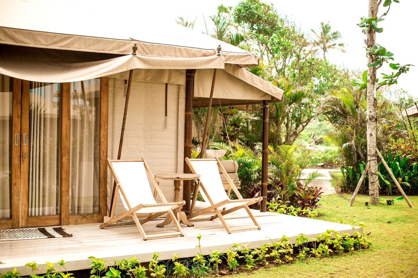 Stylish Bali Glamping Tent with Pool Access